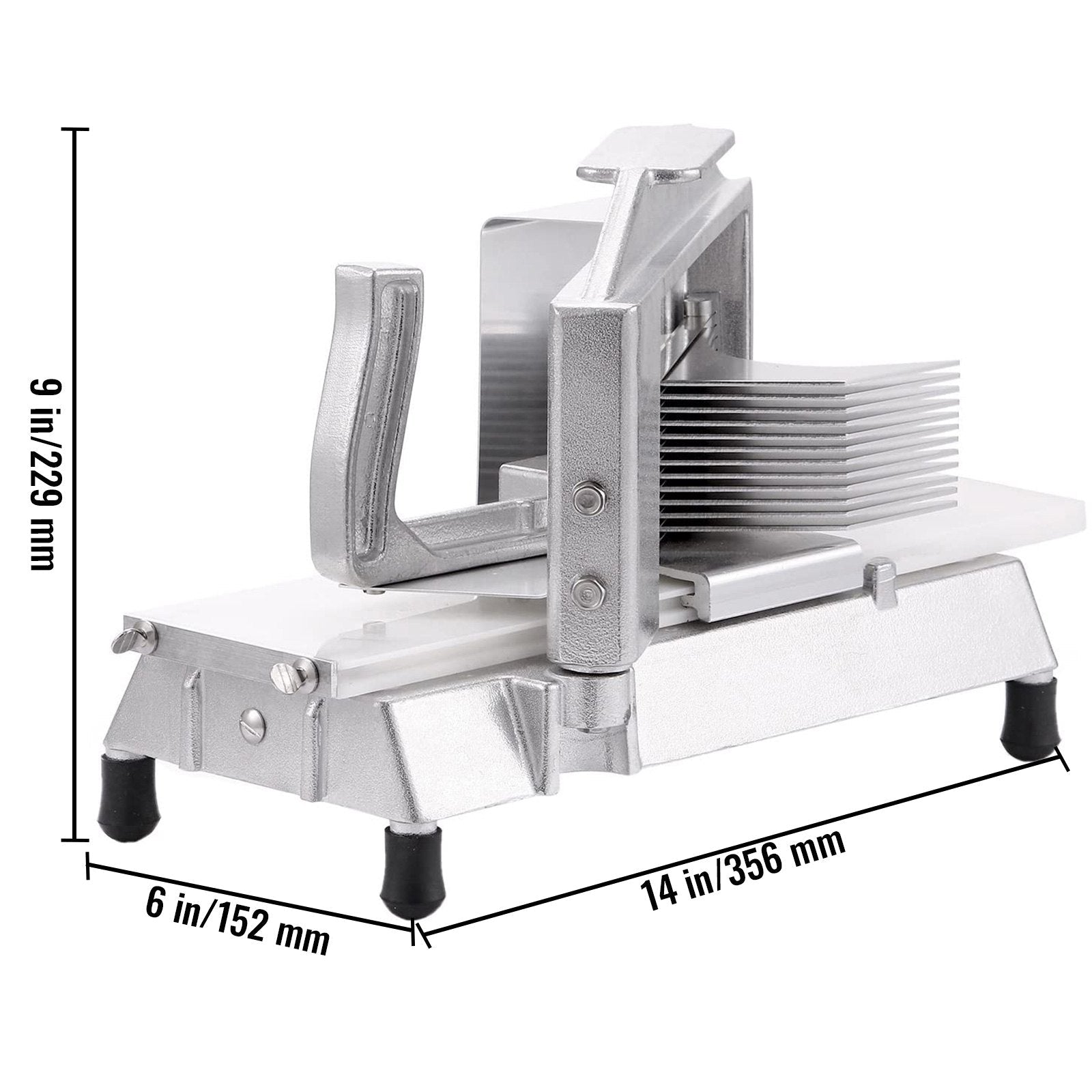 Commerical Heavy Duty Tomato Silcer Onion Cutter 3/16" Stainless Steel 