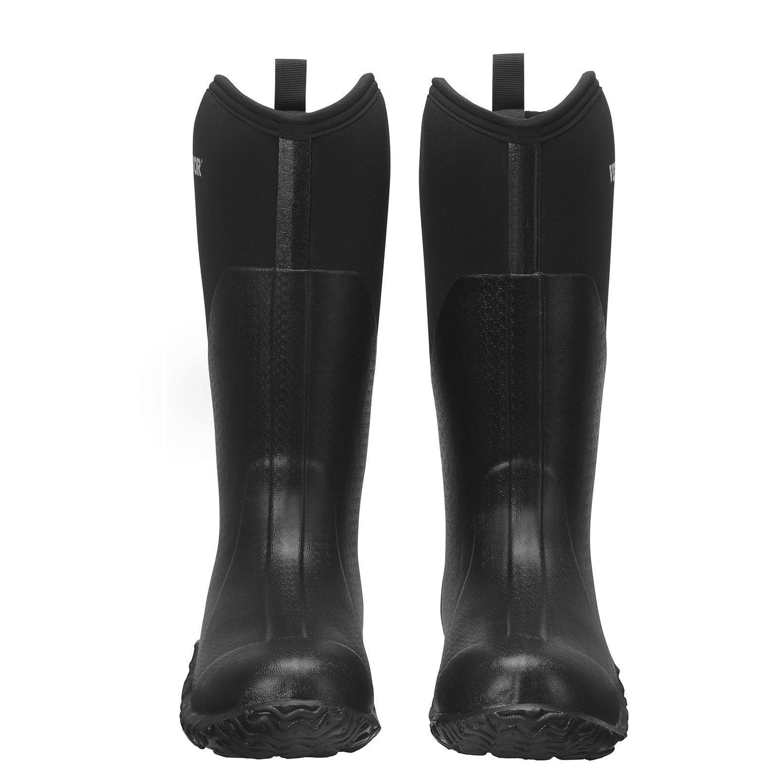 VEVOR Protective Footwear for Men Neoprene Rubber Work Rain Boots Size 11 US 