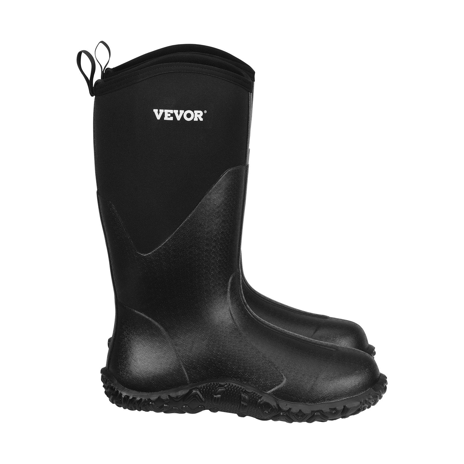 VEVOR Protective Footwear for Men Neoprene Rubber Work Rain Boots Size 11 US 