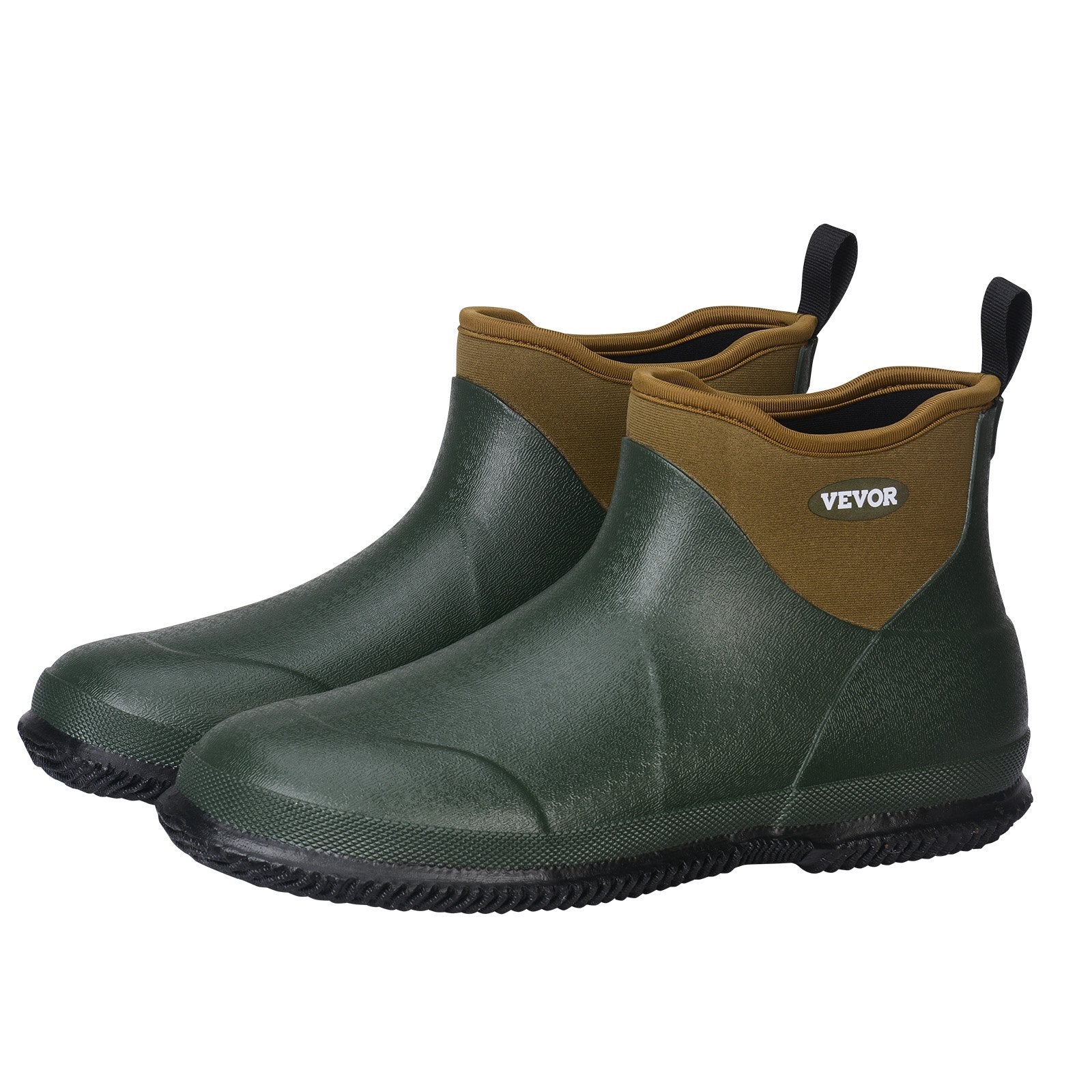VEVOR Women's Ankle Deck Boots Waterproof Anti-Slip Work Rain Boots Size 10 US 
