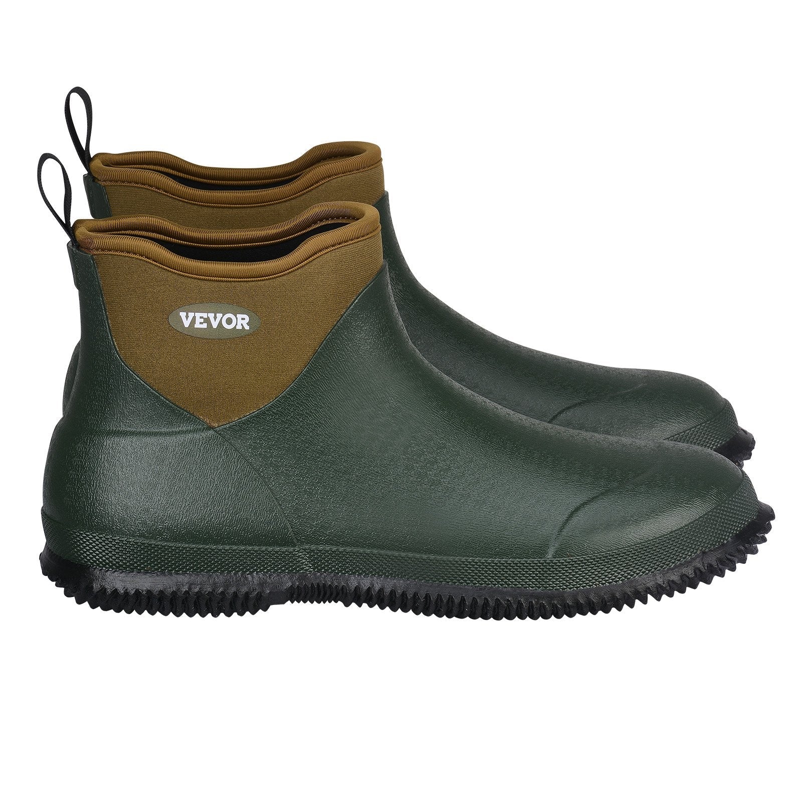 VEVOR Women's Ankle Deck Boots Waterproof Anti-Slip Work Rain Boots Size 10 US 