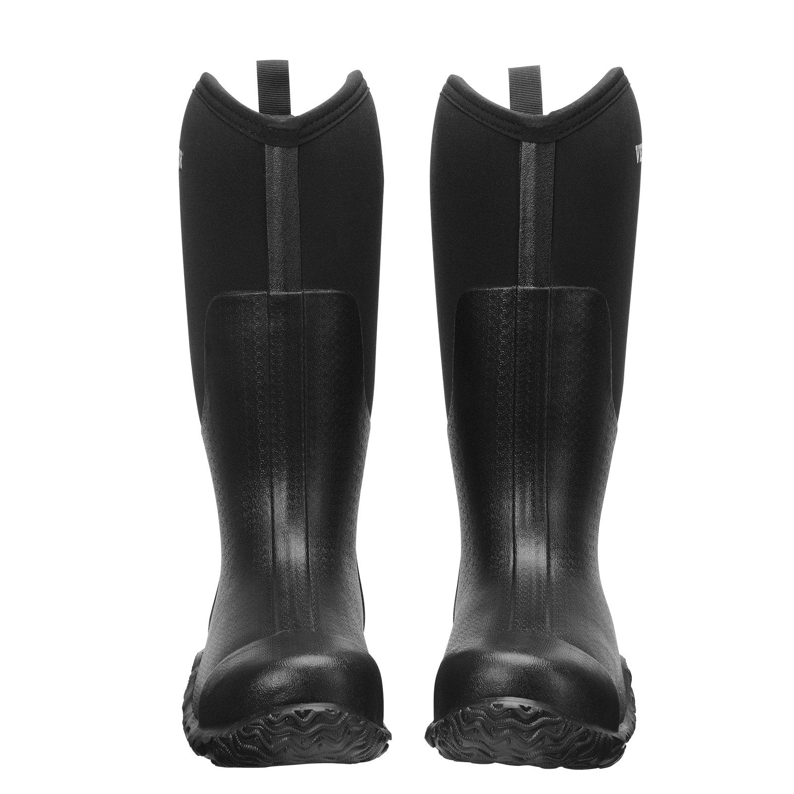 VEVOR Rubber Boots Men Protective Footwear Steel Toe Work Rain Boots Size 12 US 