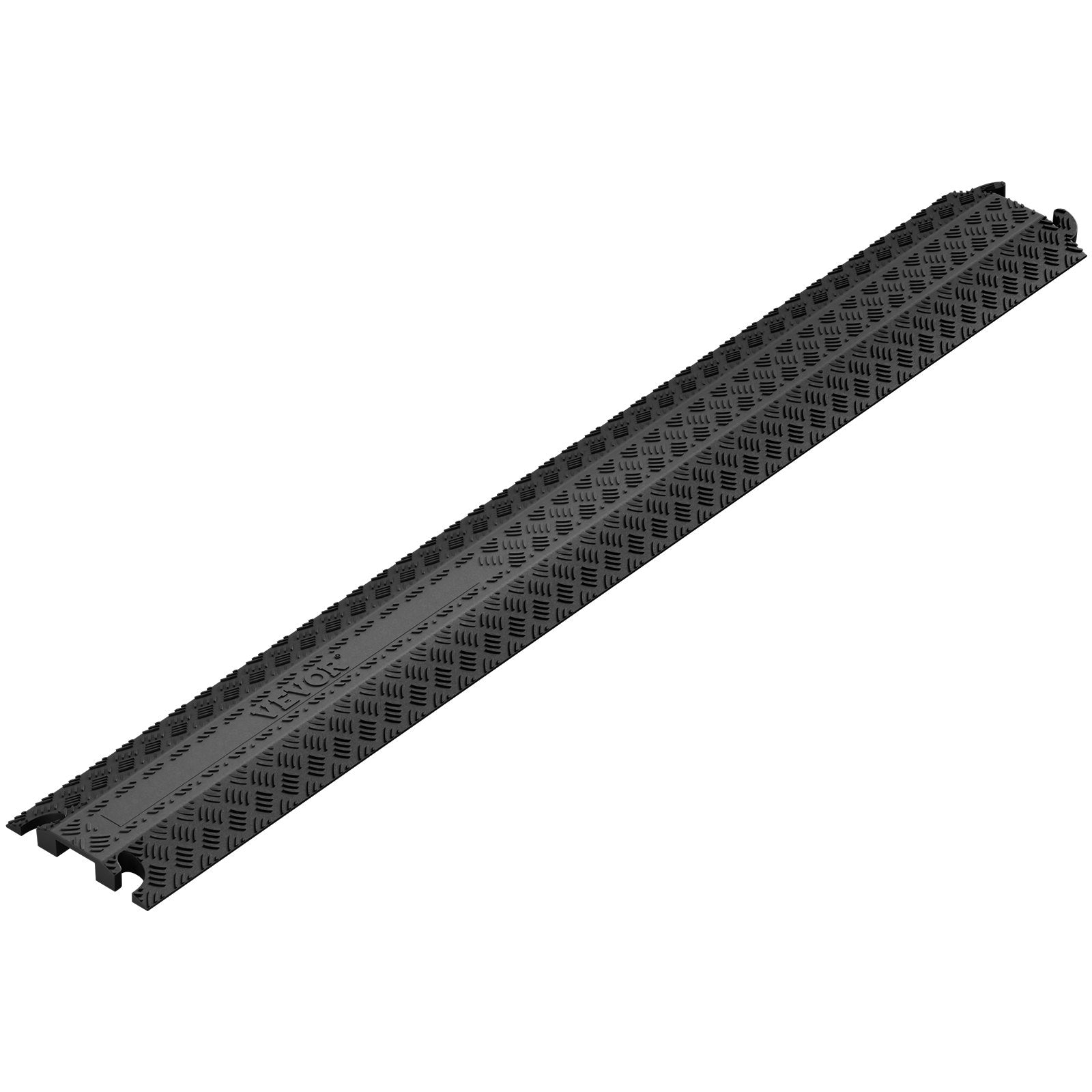 VEVOR Drop Over Cable Cover Ramp, 2,000 lbs/axle Load Capacity, Heavy Duty Cable Hose Protector Ramp, Floor Cord Cover for High Walking Traffic Areas Indoor Outdoor Home Office Warehouse School 