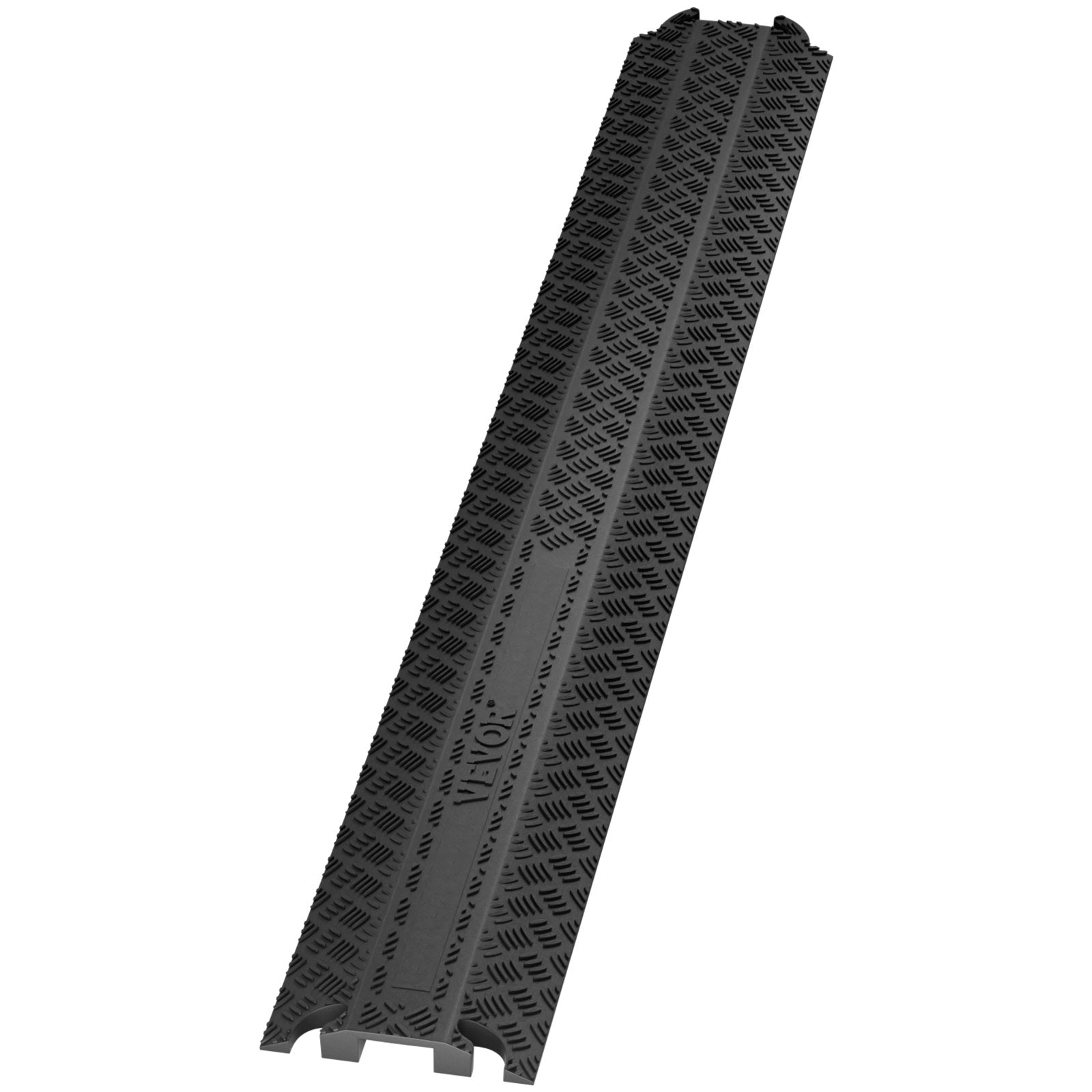 VEVOR Drop Over Cable Cover Ramp, 2,000 lbs/axle Load Capacity, Heavy Duty Cable Hose Protector Ramp, Floor Cord Cover for High Walking Traffic Areas Indoor Outdoor Home Office Warehouse School 