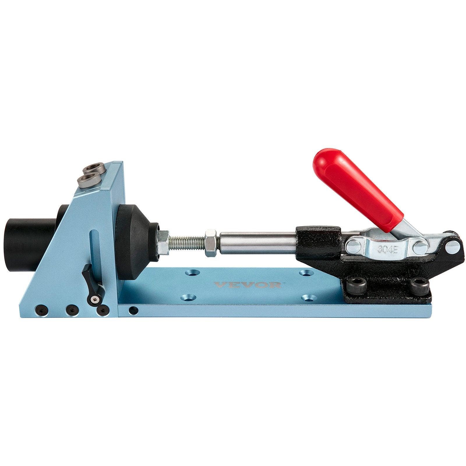 VEVOR Pocket Hole Jig Kit, Professional and Upgraded Aluminum, Adjustable & Easy to Use Joinery Woodworking System, Guides Joint Angle w/Extension Rod Clamping Pliers 200PCS Screws for DIY Carpentry 