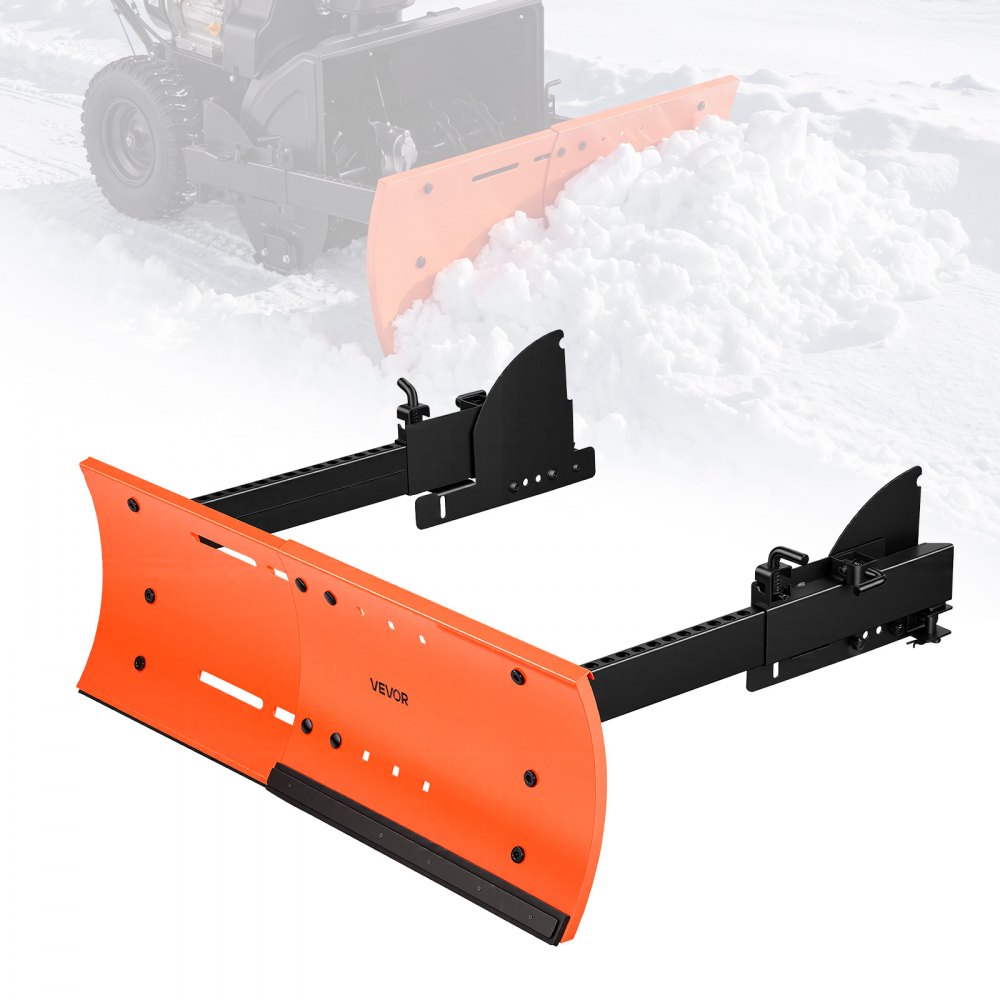 Universal Snow Plow Attachment 22–32 in – Adjustable Steel Blade for Snowblowers