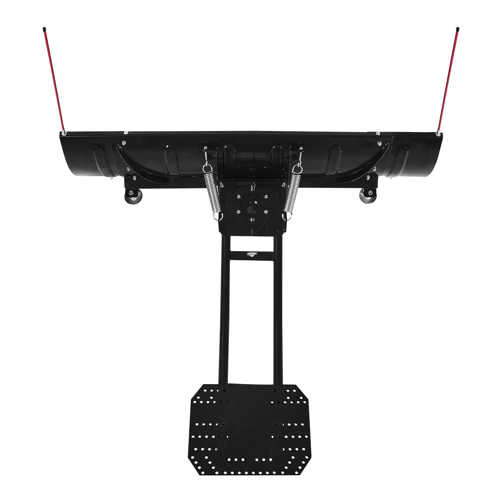 VEVOR Snow Plow Blade, 43 in/60 in Width Adjustable Snow Plow Kit, Easy to Detach, Universal Mount Plowing Attachment with Rubber Flaps, Heavy Duty Steel Blade, Compatible with Most UTV & ATV 