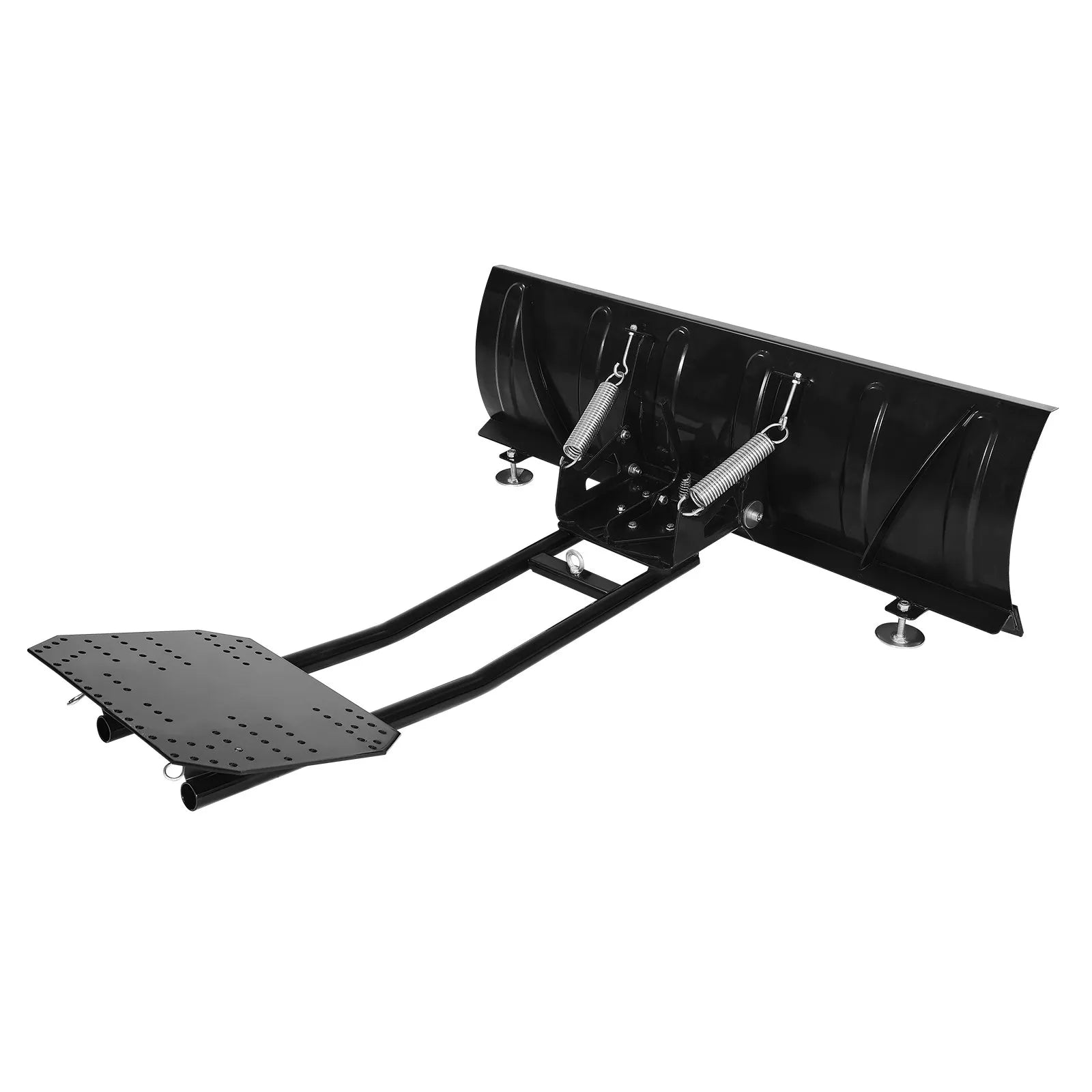 VEVOR Snow Plow Kit, 48in Universal Snow Plow Attachment, Height & Left-Right Adjustable, Quick To Detach, Steel ATV Scrape Blade, 3 Mount Options, Efficient Snows Clearing, for Most ATVs & UTVs 