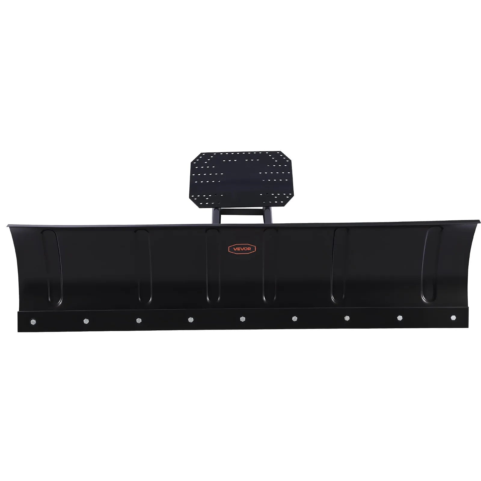 VEVOR Snow Plow Kit, 60in Universal Snow Plow Attachment, Height & Left-Right Adjustable, Quick To Detach, Steel ATV Scrape Blade, 3 Mount Options, Efficient Snows Clearing, for Most ATVs & UTVs 