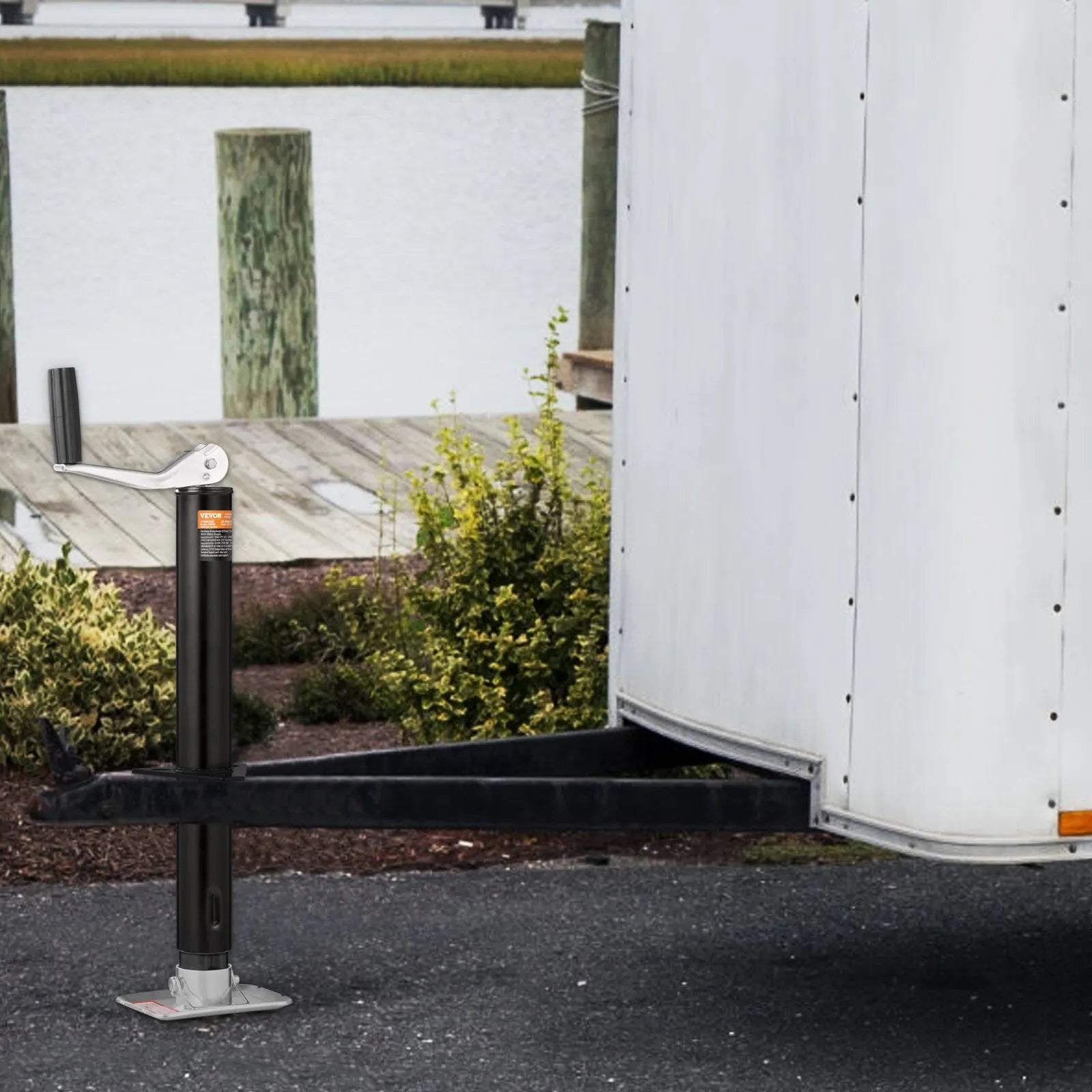 VEVOR Trailer Jack, Trailer Tongue Jack A-frame Bolt on Weight Capacity 2000 lb, Trailer Jack Stand with Handle for lifting RV Trailer, Horse Trailer, Utility Trailer, Yacht Trailer