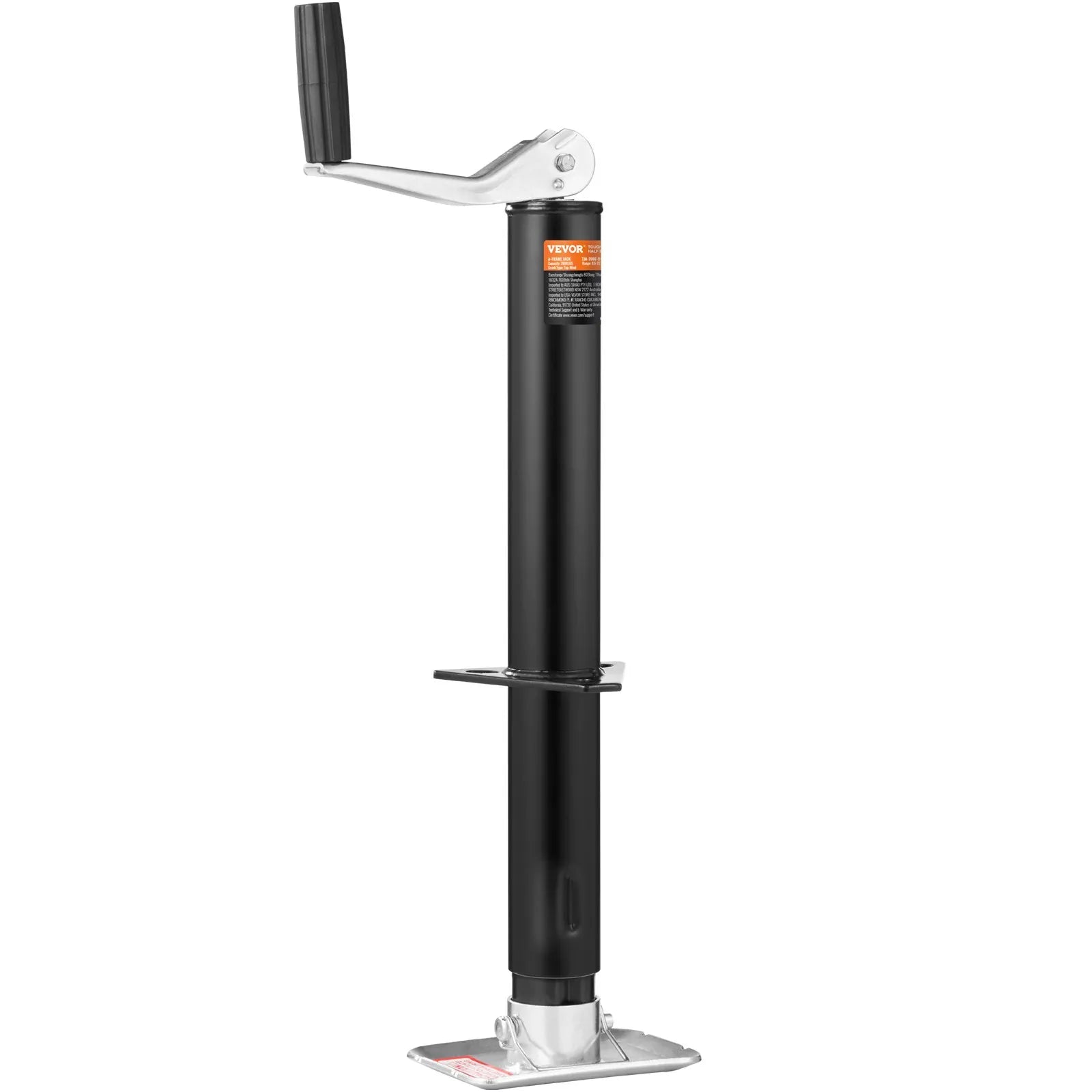 VEVOR Trailer Jack, Trailer Tongue Jack A-frame Bolt on Weight Capacity 2000 lb, Trailer Jack Stand with Handle for lifting RV Trailer, Horse Trailer, Utility Trailer, Yacht Trailer