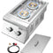 VEVOR Double Grilling Side Burners for Outdoor 2x15,000BTU Propane & Natural Gas