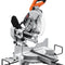 VEVOR Sliding Compound Miter Saw 10-Inch Blade 15 Amp Motor Corded Double Bevel