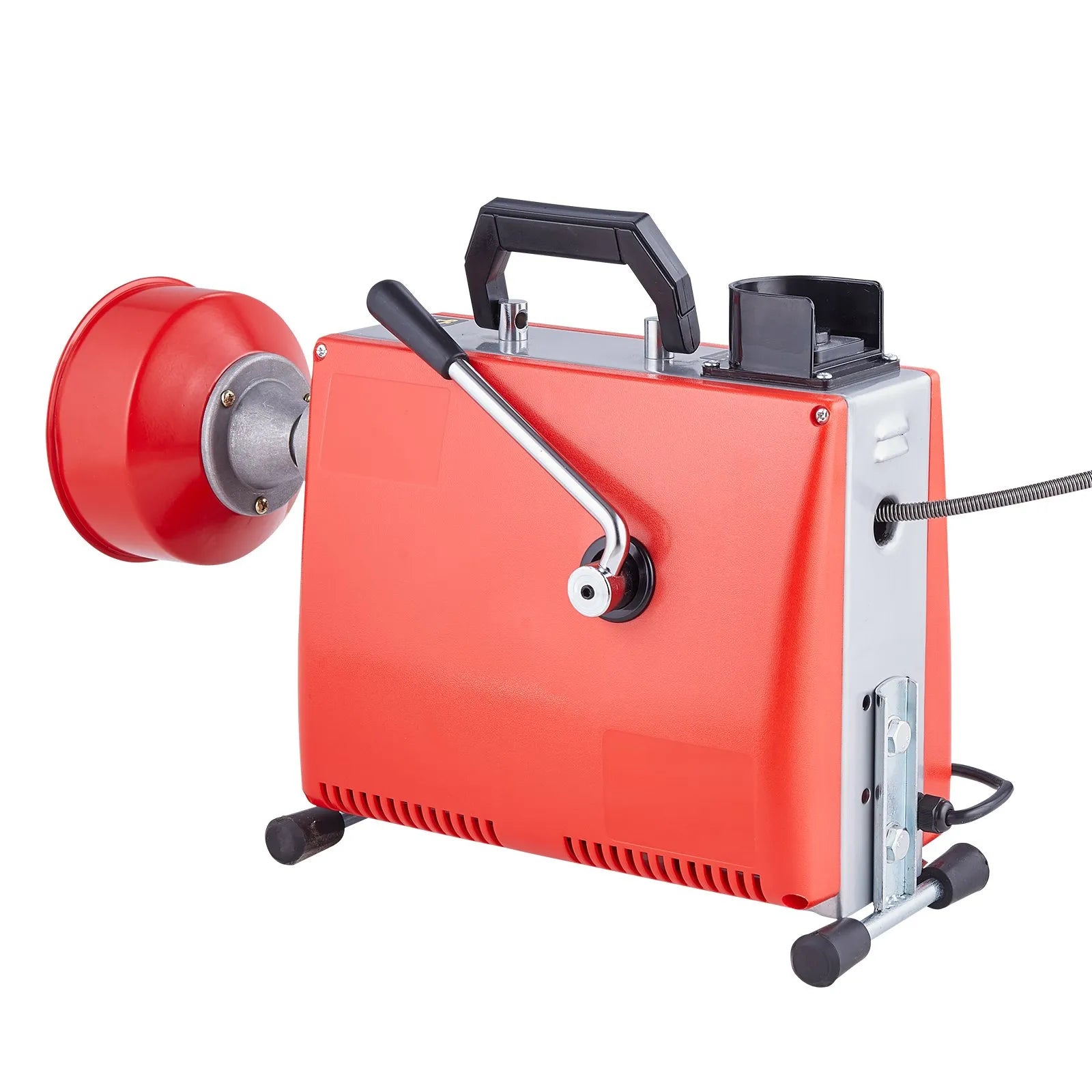 VEVOR Drain Cleaner Machine 66FT x 5/8" 250W Sewer Snake Auger Manual Feed