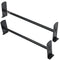 VEVOR Van Roof Ladder Rack, 2 Bars Alloy Steel Roof Racks, 500 LBS Capacity Rain-Gutter Roof Rack, Adjustable Length 35.8