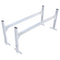 VEVOR Van Roof Ladder Rack, 2 Bars Aluminum Alloy Roof Ladder Racks, 400 LBS Capacity Rain-Gutter Van Roof Rack, Adjustable Length 51.2
