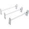 VEVOR Van Roof Ladder Rack, 3 Bars Alloy Steel Roof Racks, 750 LBS Capacity Rain-Gutter Roof Rack, Adjustable Length 40.2