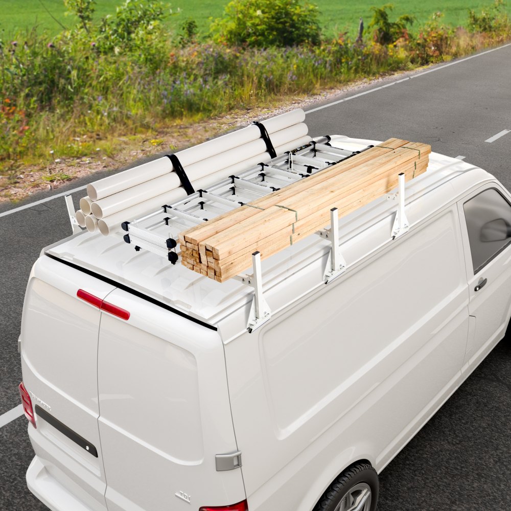 VEVOR Trailer Ladder Rack Van Roof Rack for Ford Transit 150 250 350 2015-2022 