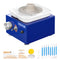 VEVOR Mini Pottery Wheel, 2 Turntables 2.6in / 3.9in Ceramic Wheel Forming Machine, Adjustable 0-300RPM Speed ABS Detachable Basin, Sculpting Tools Apron Accessory Kit for Work Art Craft DIY