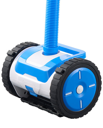 VEVOR Suction Pool Cleaner Vacuum Cleaner 2 Wheels for In/Above-ground Pool 