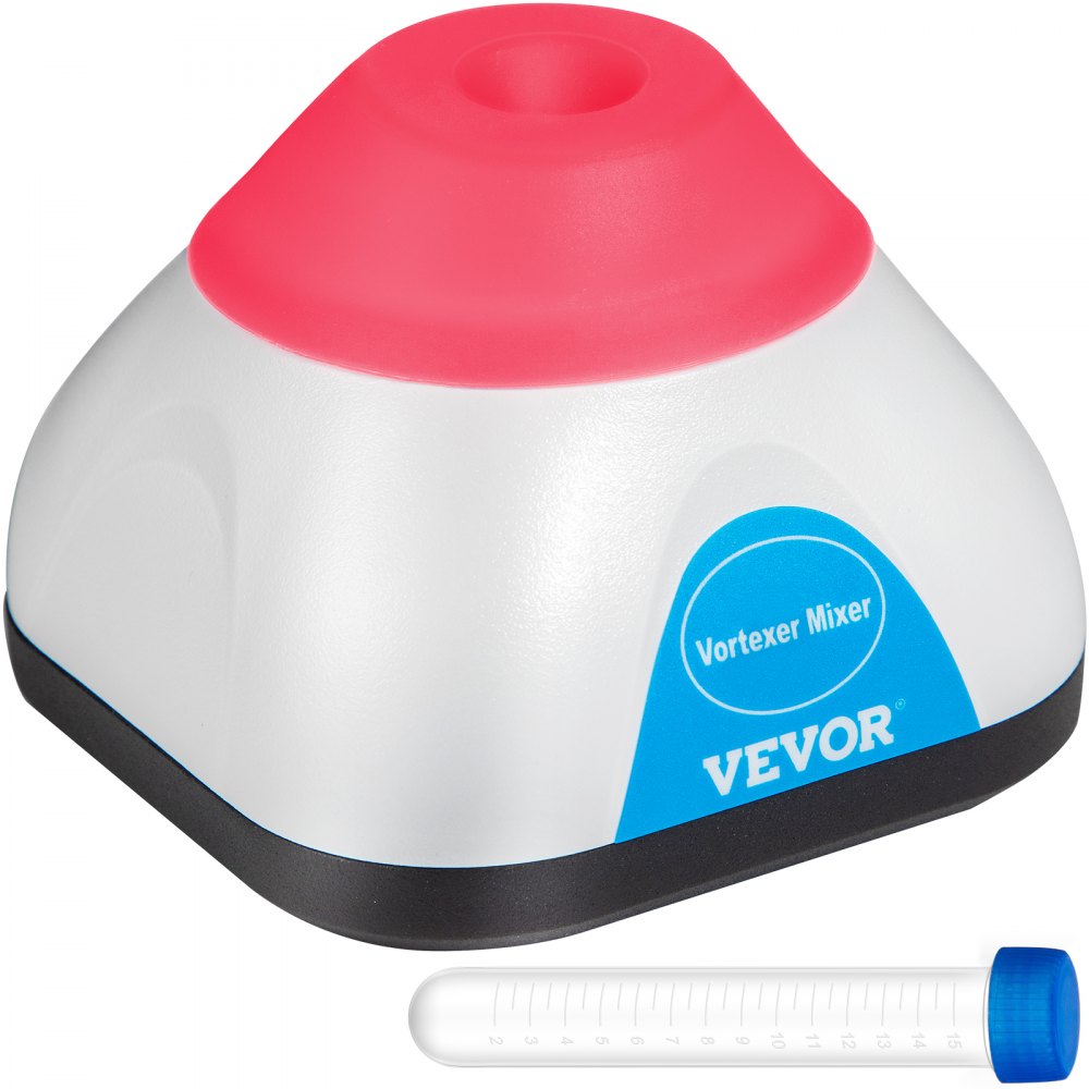VEVOR Vortex Mixer, 3000RPM Mini Vortex Mixer Shaker, Touch Function Scientific Lab Vortex Shaker, Mix Up to 50ML, 6mm Orbital Diameter for Test Tube, Tattoo Ink, Nail Polish, Eyelash Adhesives, Paint 