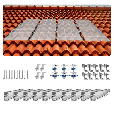 VEVOR Solar Panel Mounting Brackets Solar Panel Mounting Kit for Various Roofs 