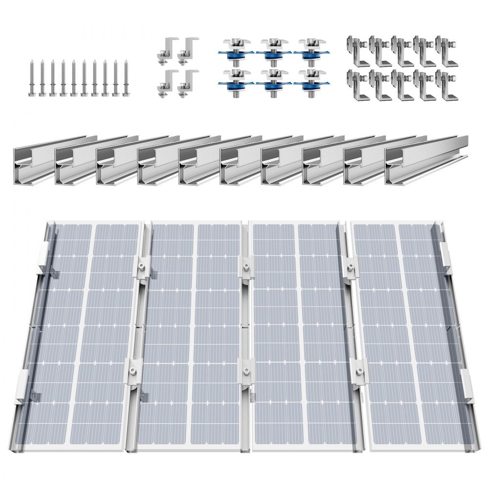 VEVOR Solar Panel Mounting Brackets Solar Panel Mounting Kit for Various Roofs 