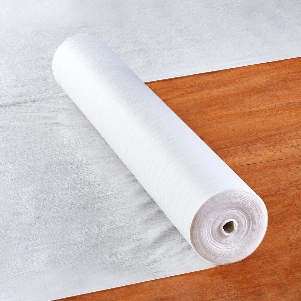 VEVOR Carpet Protection Film, 39" x 100' Floor and Surface Shield, Easy to Cut Simple Installation, Fiber Fabric Car Mat Protection Film Roll for Construction & Renovation,White 