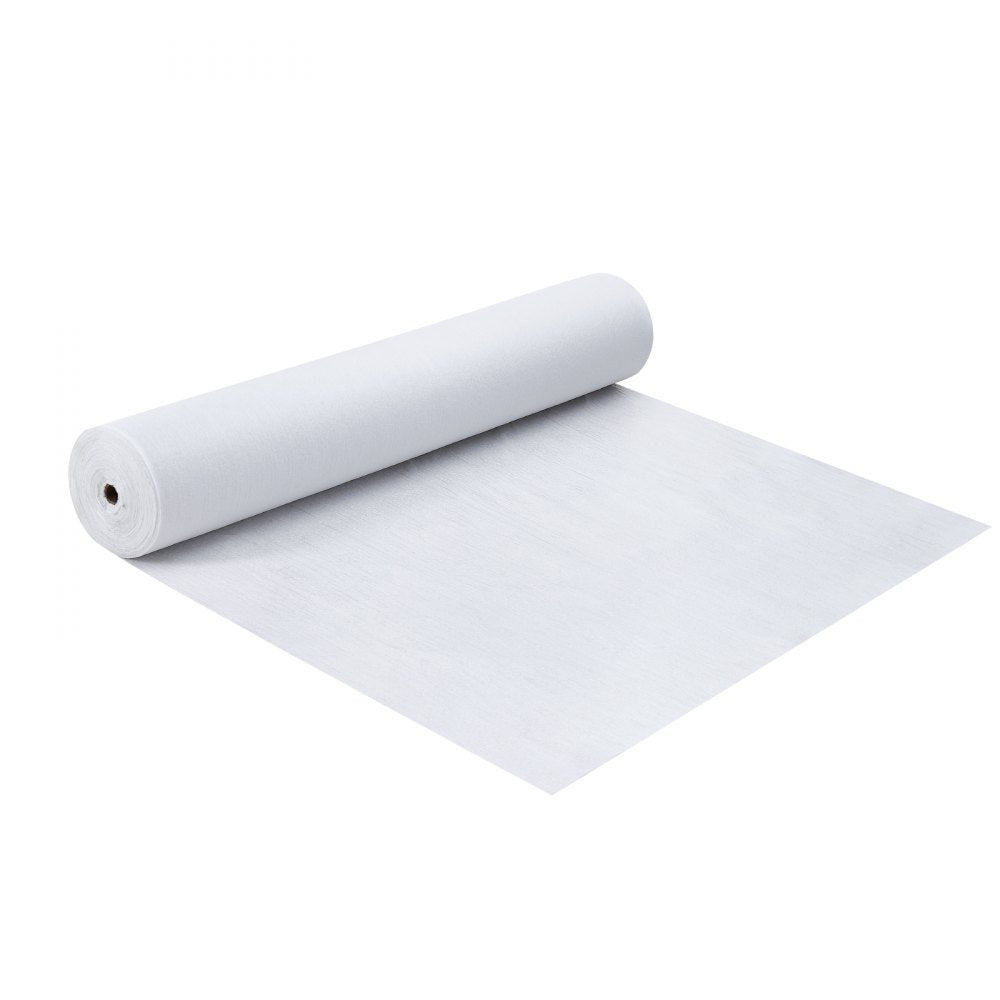 VEVOR Carpet Protection Film, 39" x 100' Floor and Surface Shield, Easy to Cut Simple Installation, Fiber Fabric Car Mat Protection Film Roll for Construction & Renovation,White 