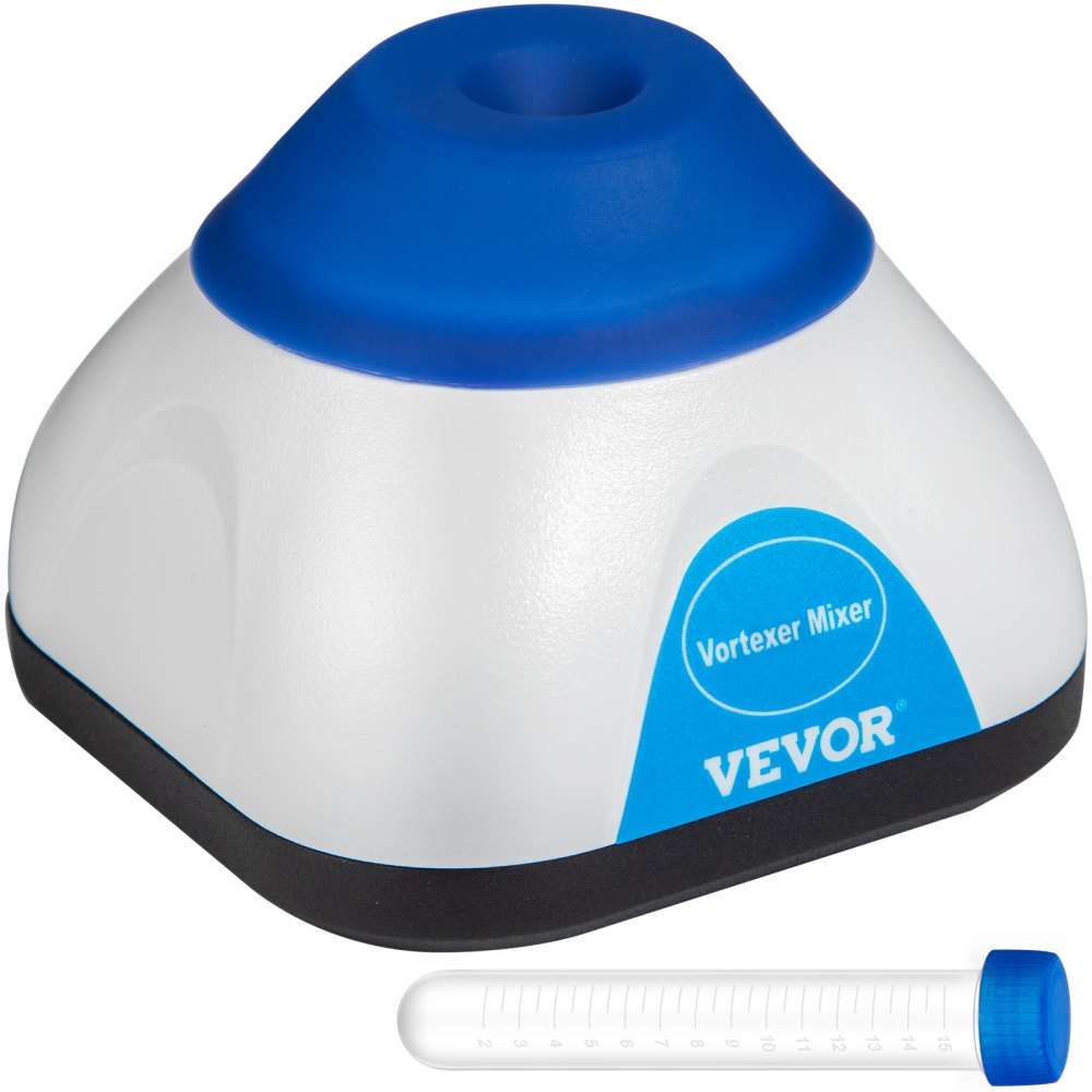 VEVOR Vortex Mixer, 6000RPM Mini Vortex Mixer Shaker, Touch Function Scientific Lab Vortex Shaker, Mix Up to 50ML, 6mm Orbital Diameter for Test Tube, Tattoo Ink, Nail Polish, Eyelash Adhesives, Paint 