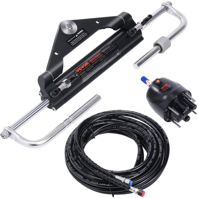 VEVOR 150HP Hydraulic Outboard Steering Kit Boat Marine System 