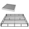 VEVOR Box Spring King Size Bed Frame with Fabric Cloth 79.1L x 75.8W x 9.1H in
