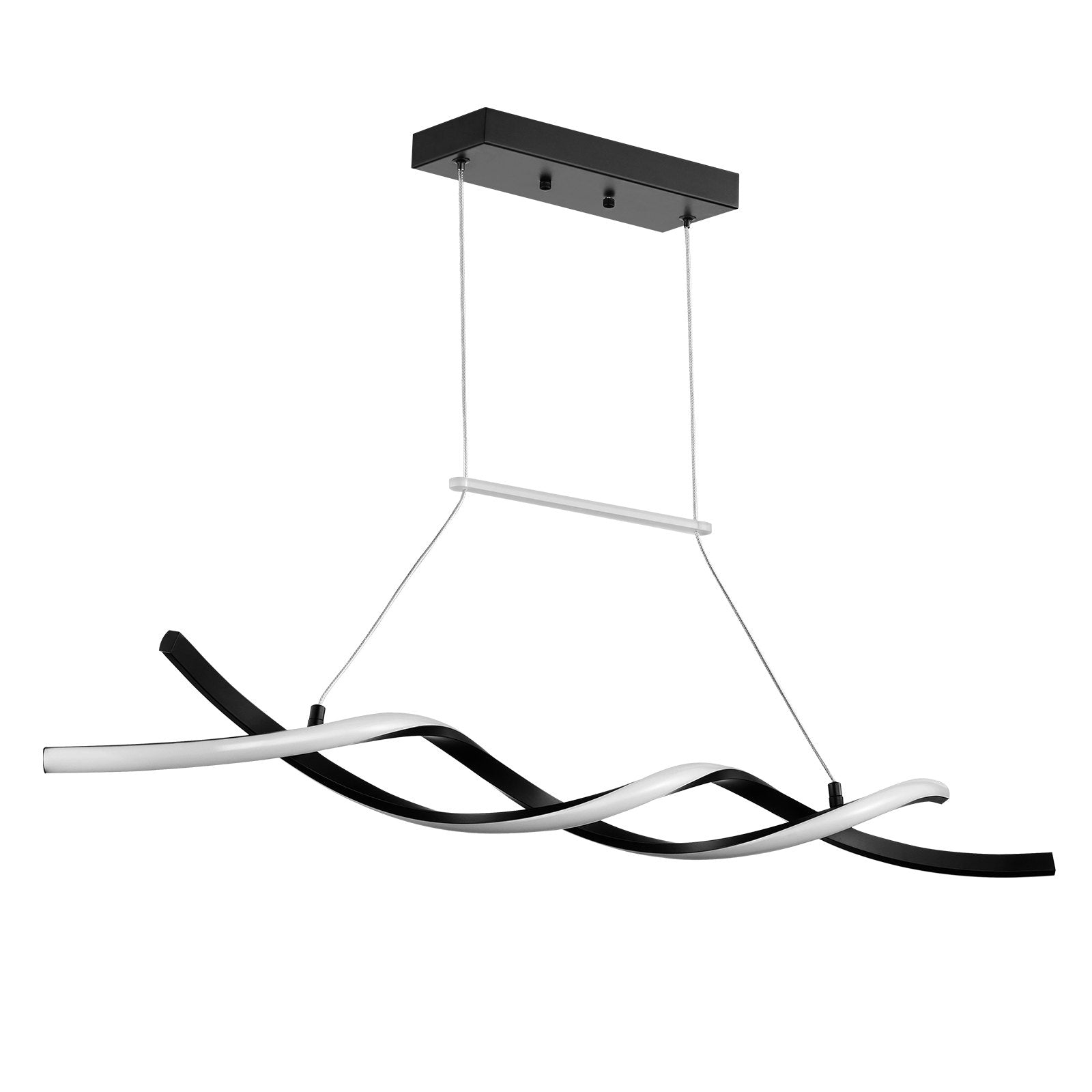 VEVOR Modern Chandelier Light Fixtures Dimmable LED Pendant Light Remote Control 