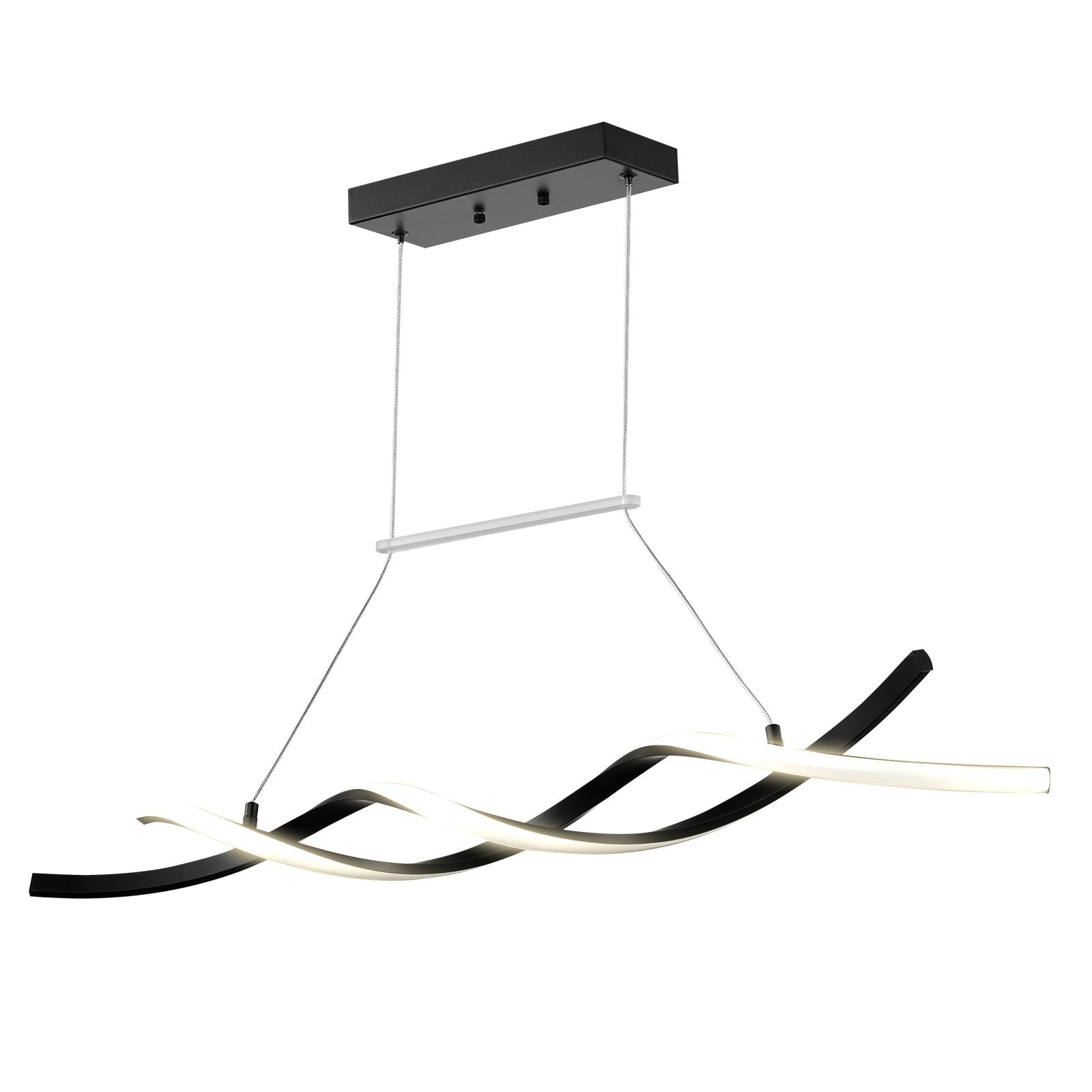 VEVOR Modern Chandelier Light Fixtures Dimmable LED Pendant Light Remote Control 