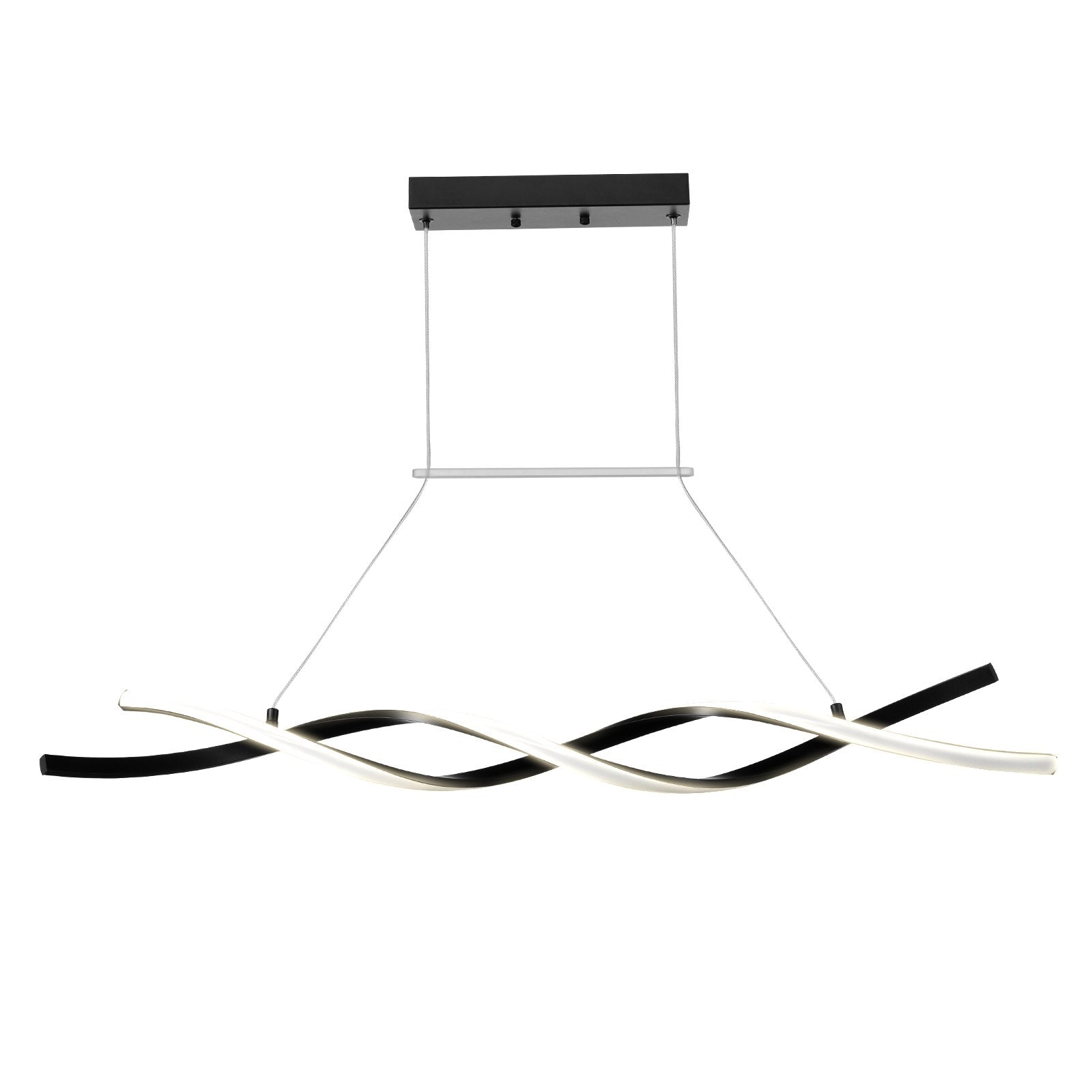 VEVOR Modern Chandelier Light Fixtures Dimmable LED Pendant Light Remote Control 