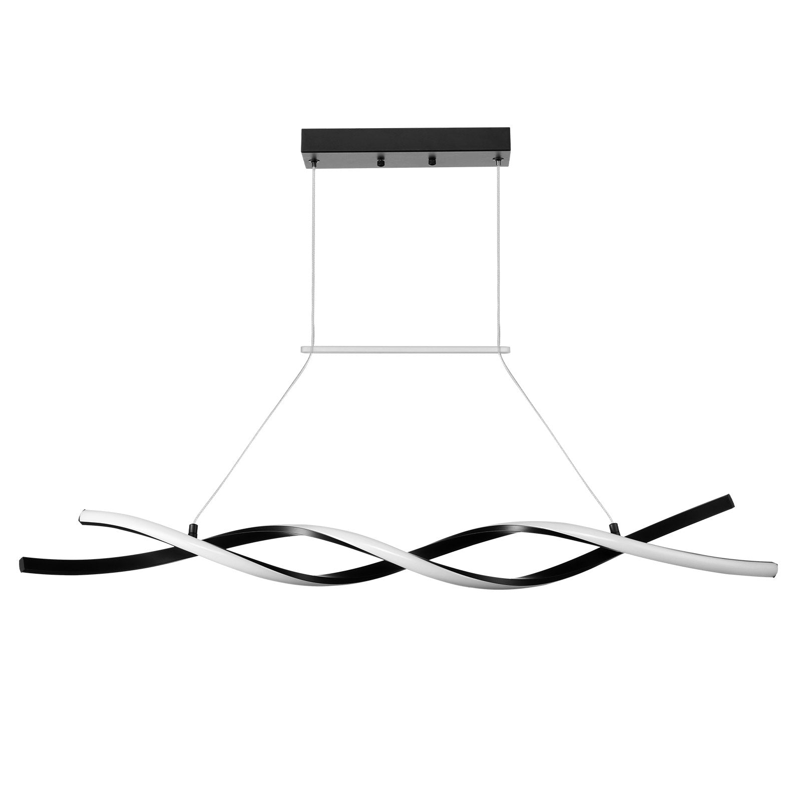 VEVOR Modern Chandelier Light Fixtures Dimmable LED Pendant Light Remote Control 