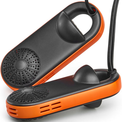 VEVOR Portable Shoe Dryer Boot Dryer with Quick & Even Drying Black & Orange 