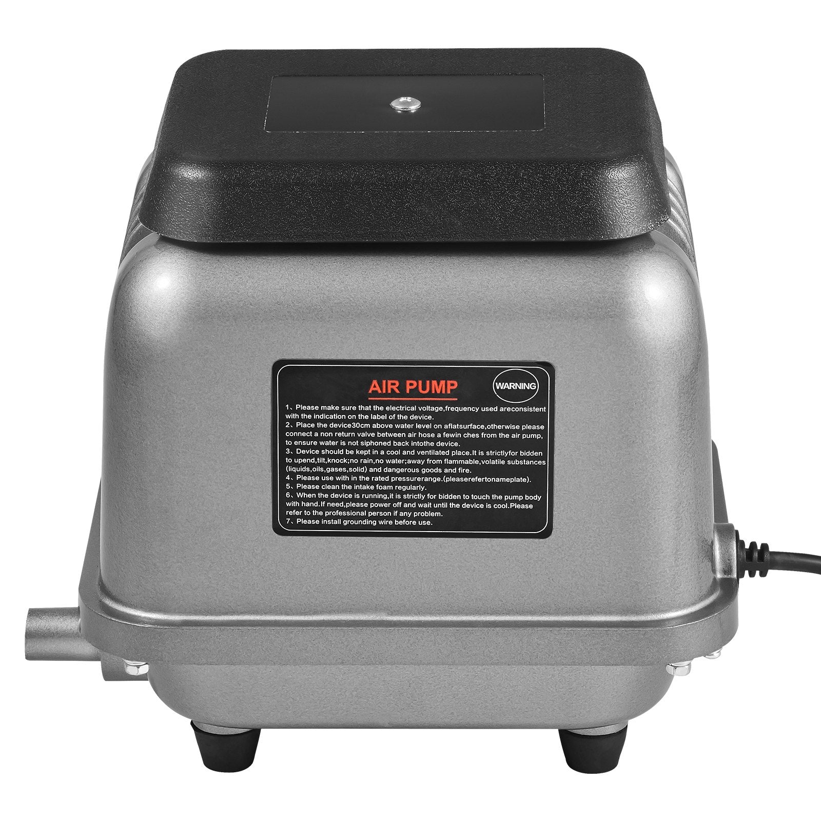 VEVOR Linear Air Pump, 109L/Min Air Flow Septic Aerator Pump, Aeration System for 1/2 Acre 10FT Deep Ponds, Water Gardens, Waste Treatments, Septic Tanks, Aquariums, Seafood Restaurants, Fish Farms 