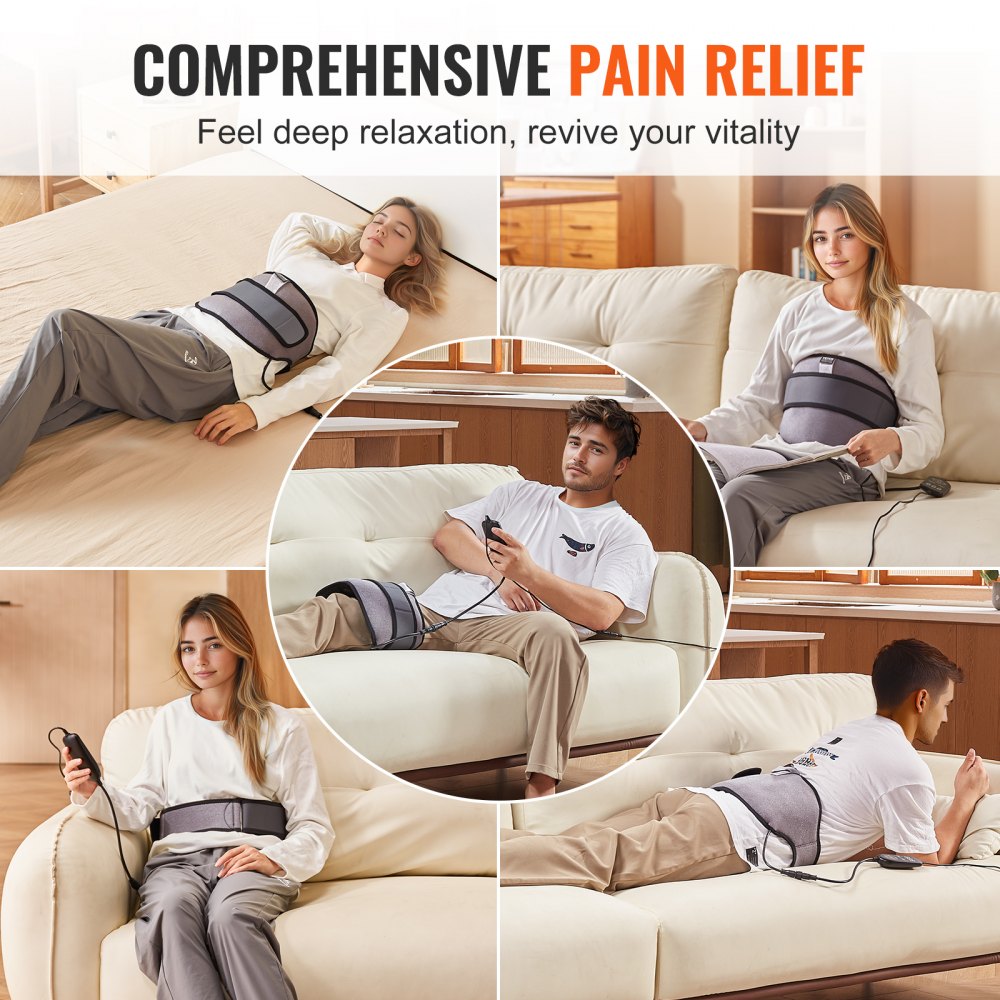 VEVOR Far Infrared Heating Pad 10 Natural Jade & 10 Tourmaline Stone Heating Pad 