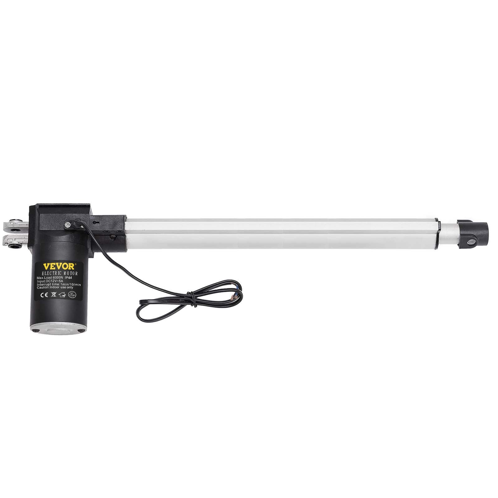 VEVOR 16 Inch Stroke Electric Actuators DC 12V with Mounting Bracket Heavy Duty 6000N/1320LB Actuators for Recliner TV Table Lift Massage Bed Electric Sofa 