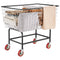 VEVOR Wire Laundry Cart, 4.5 Bushel Wire Laundry Basket with Wheels, 35\'\'x15.7\'\'x22\'\' Commercial Wire Laundry Basket Cart, Steel Frame with Chrome Finish, 5\'\' Casters, Wire Basket Cart for Lau