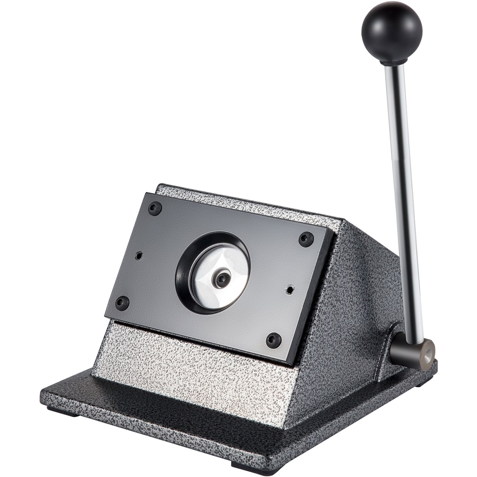 VEVOR Graphic Punch Die Cutter 1-1/4"/32mm Round Punch Die Cutter Cast Iron Manual Graphic Punch Press Button Badge Maker 0.05"/1.5mm Cut Thickness Graphic Die Cutter with Steel Blade for Badge Making 