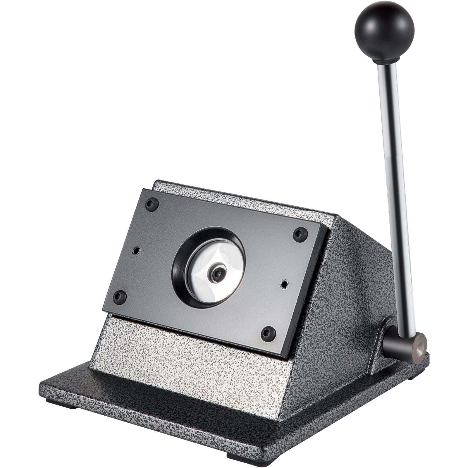 VEVOR Graphic Punch Die Cutter 1-3/4"/44mm Round Punch Die Cutter Cast Iron Manual Graphic Punch Press Button Badge Maker 0.05"/1.5mm Cut Thickness Graphic Die Cutter with Steel Blade for Badge Making 
