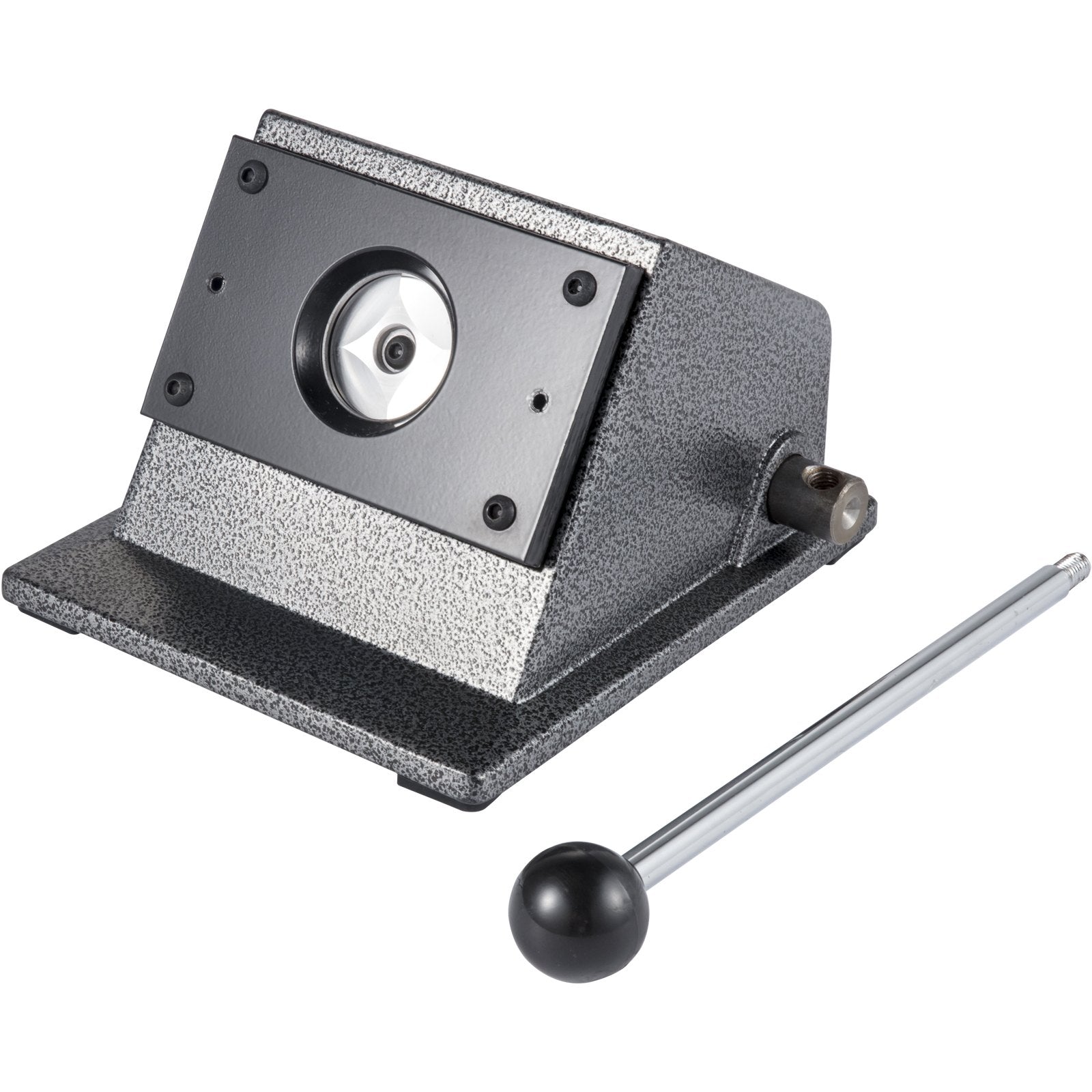 VEVOR Graphic Punch Die Cutter 1-3/4"/44mm Round Punch Die Cutter Cast Iron Manual Graphic Punch Press Button Badge Maker 0.05"/1.5mm Cut Thickness Graphic Die Cutter with Steel Blade for Badge Making 