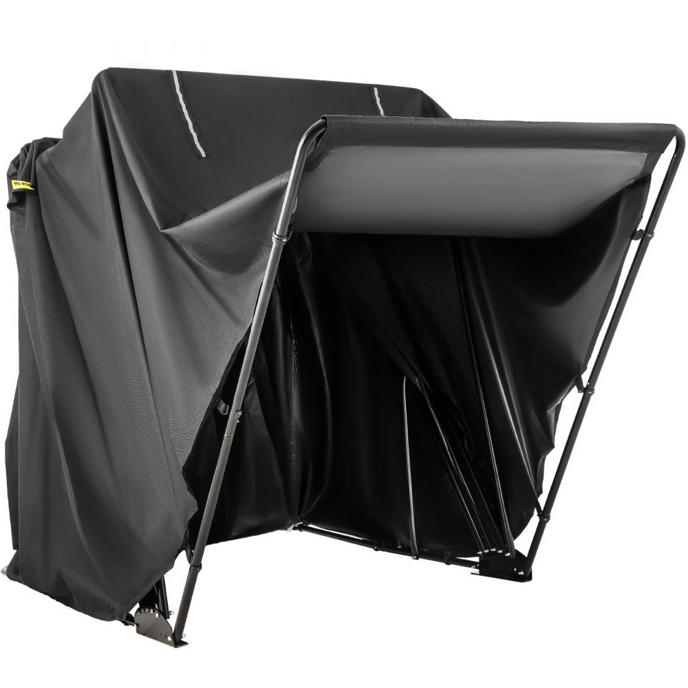 VEVOR Hoods For Vehicles Motorcycle Shelter Shed  Waterproof Motorcycle Cover Outdoor Protection 106.5 Inch X41.5 Inch X61 Inch Motorbike Cover Tent Scooter Shelter 