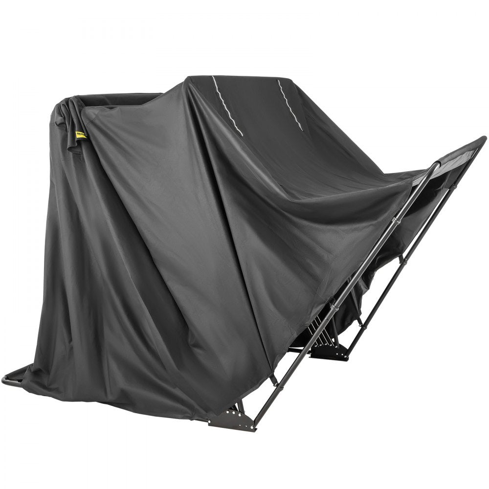 VEVOR Hoods For Vehicles Motorcycle Shelter Shed  Waterproof Motorcycle Cover Outdoor Protection 106.5 Inch X41.5 Inch X61 Inch Motorbike Cover Tent Scooter Shelter 