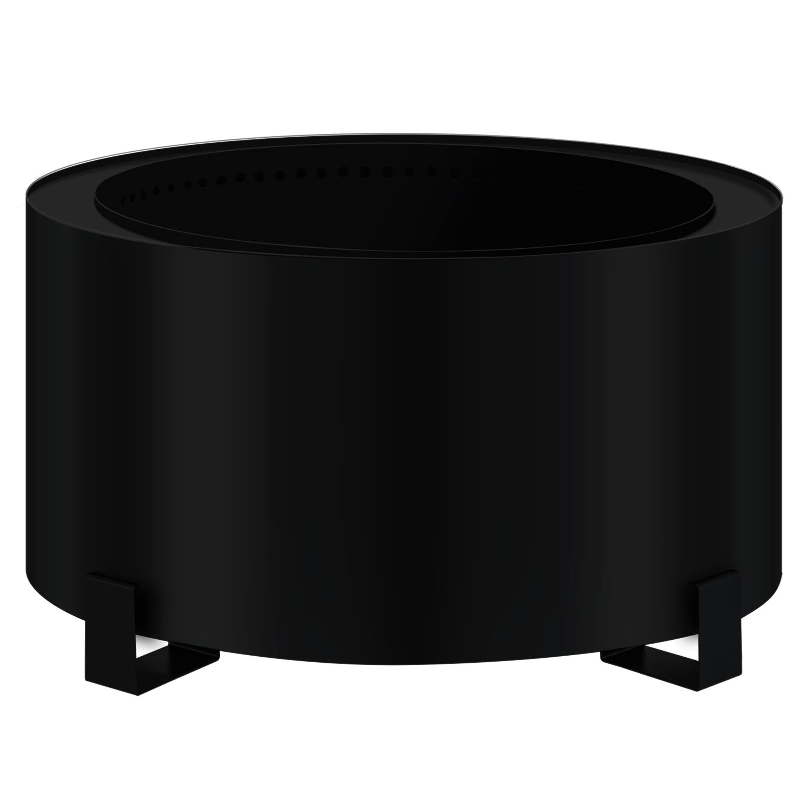 VEVOR Stove Bonfire, Carbon Steel Smokeless Fire Pit, 23.6-inch Diameter Stove Bonfire Fire Pit, Double Wall Design Smokeless Fire Bowl, Portable Wood Burning Fire Pit for Outdoor Picnic Camping Black 