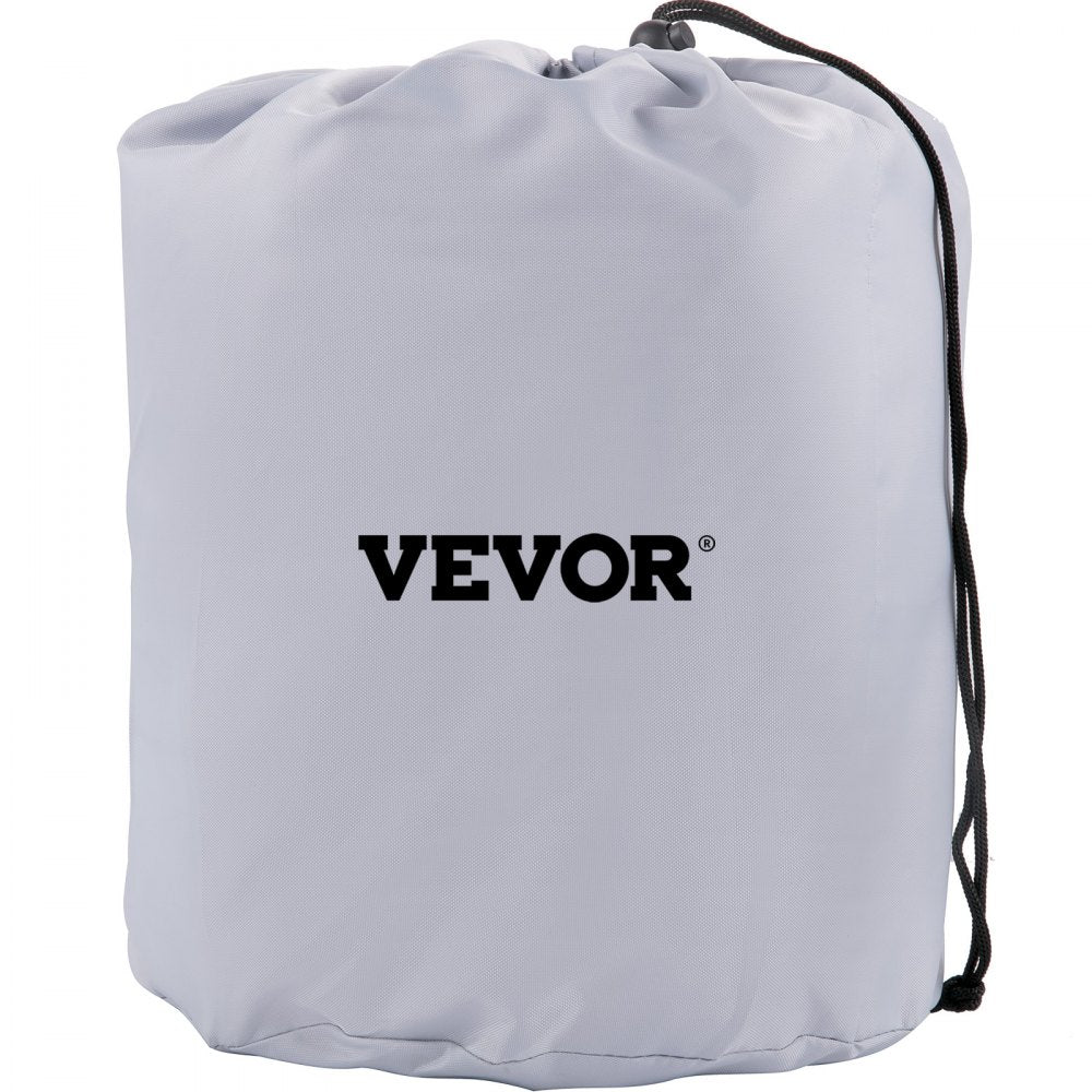 VEVOR Waterproof Boat Cover, 25'-28' Trailerable Boat Cover, Beam Width up to 118" v Hull Cover Heavy Duty 210D Marine Grade Polyester Mooring Cover for Fits V-Hull Boat with 5 Tightening Straps 