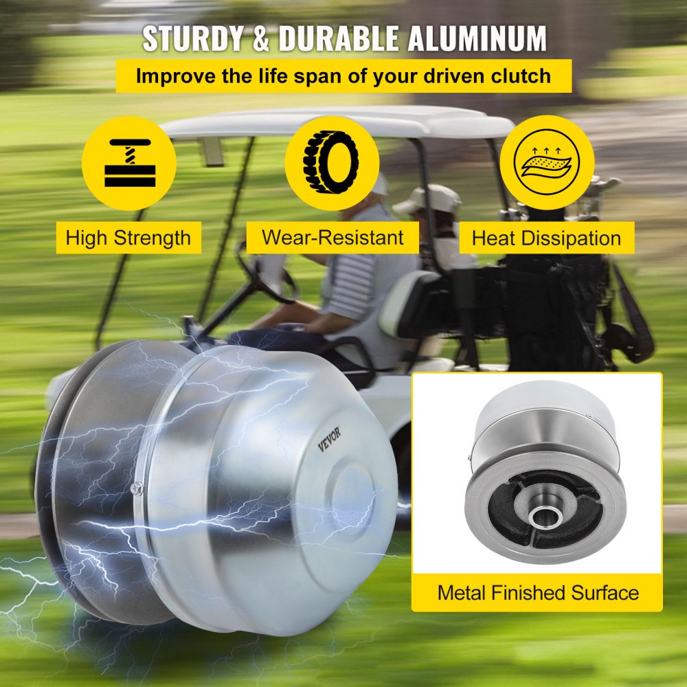 VEVOR G2-G22 Drive Clutch Compatible With Yamaha Golf Cart 1985+ G2 G8 G9 G14 G16 G22 4 Cycle Carts Gas Golf Cart 1985 Up 