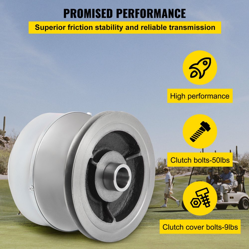 VEVOR G2-G22 Drive Clutch Compatible With Yamaha Golf Cart 1985+ G2 G8 G9 G14 G16 G22 4 Cycle Carts Gas Golf Cart 1985 Up 